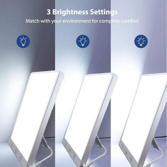 Sun Phototherapy Lamp – Therapy for SAD - 3 Brightness Levels & Light - Serenity Factory