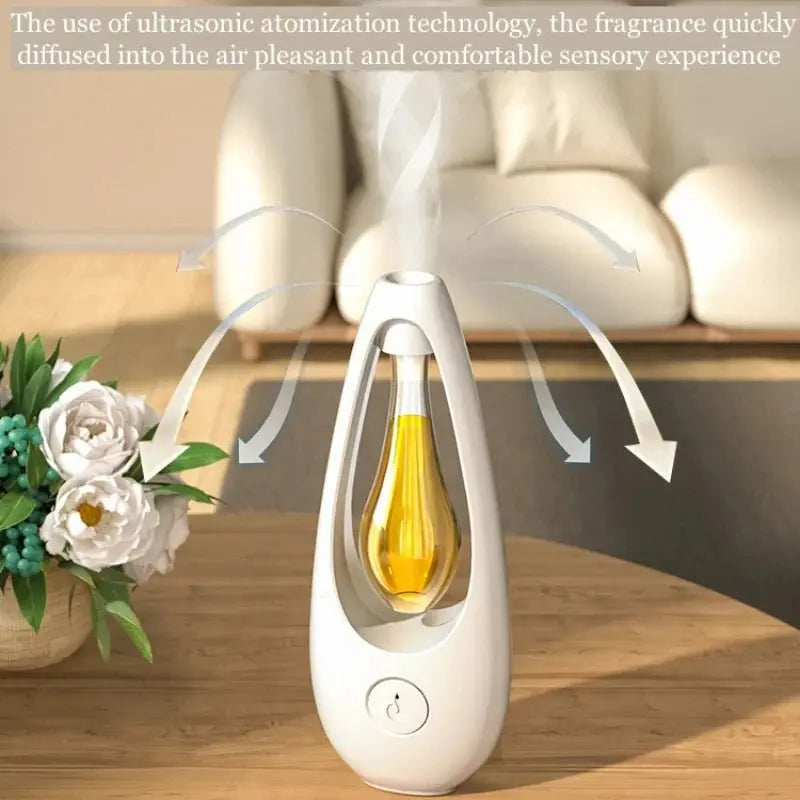 Ultrasonic Aroma Diffuser – Wall - Mount or Desktop, Cordless &amp; Soothing - Serenity Factory