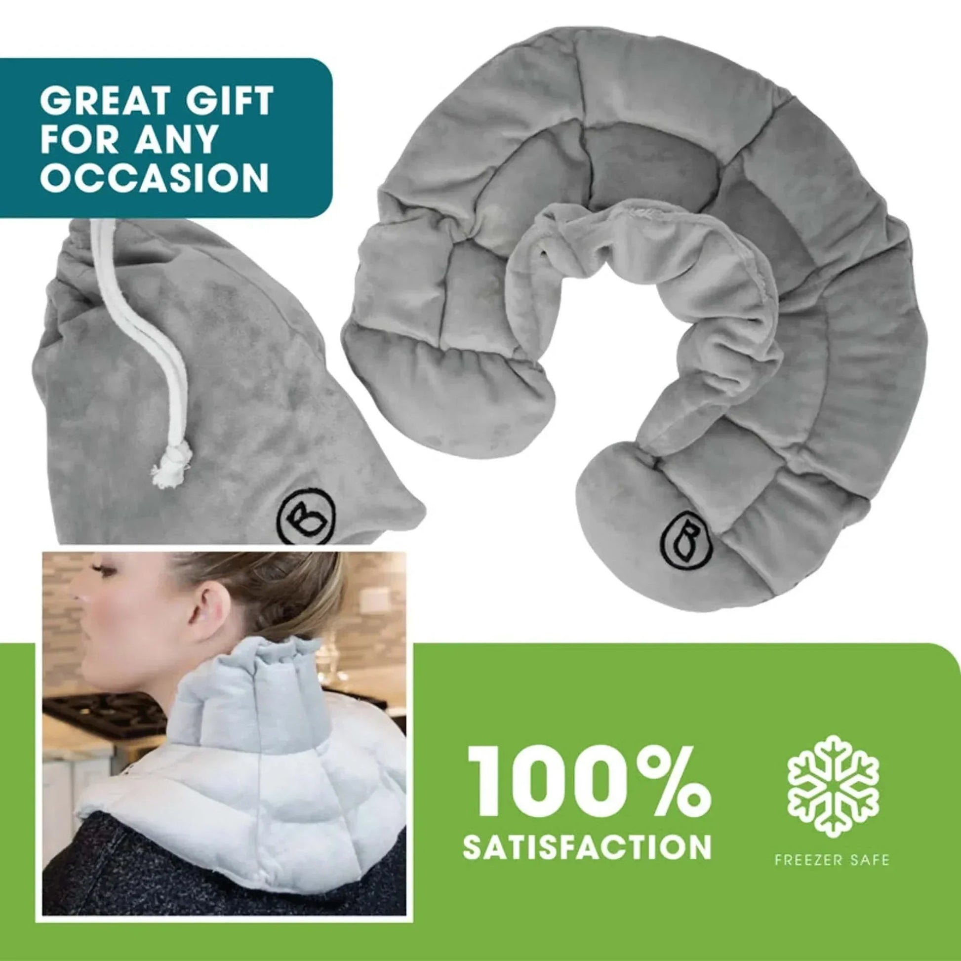 Weighted Neck and Shoulder Wrap – Soothing Relief for Stress & Tension - Serenity Factory